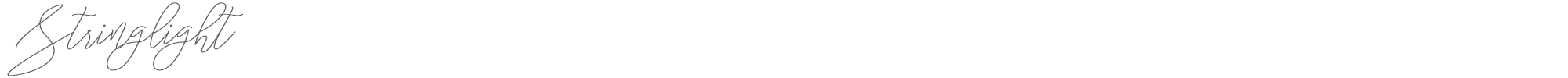 Stringlight Stringlight Demo.otf font preview